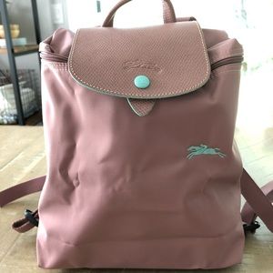 Longchamp Le pliage backpack antique pink Longchamp Le pliage backpack antique pink